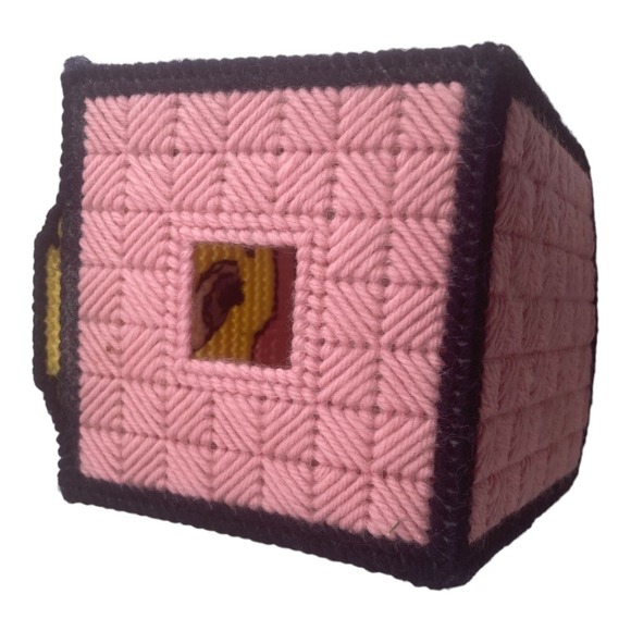 TWEETY BIRD NURSERY CLASSROOM TISSUE KLEENEX BOX COVER YARN Cross Stitch Estate - Picture 6 of 7